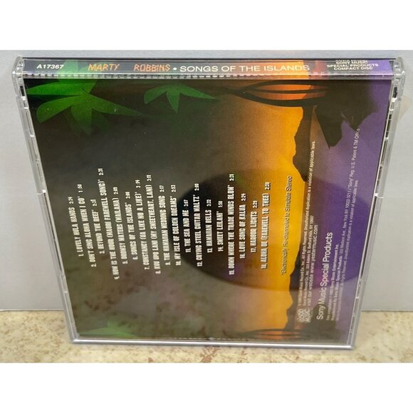 Marty Robbins Songs of the Islands CD Country 1999 Sony Lovely Hula Hands - Picture 6 of 6